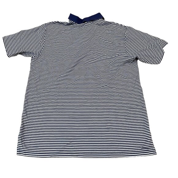 Peter Millar Polo Shirt Men's Size Large Blue White Country Club of Detroit Logo - Picture 5 of 5